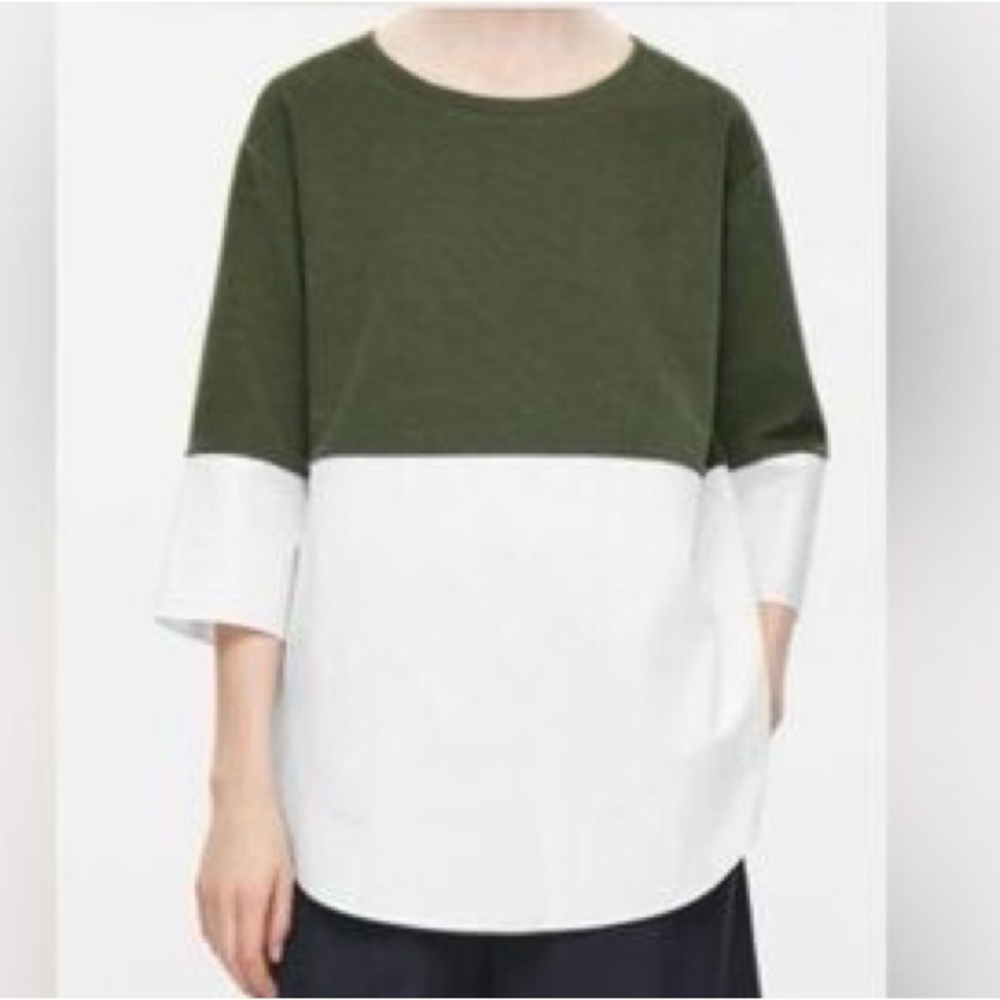 COS colorblock top
